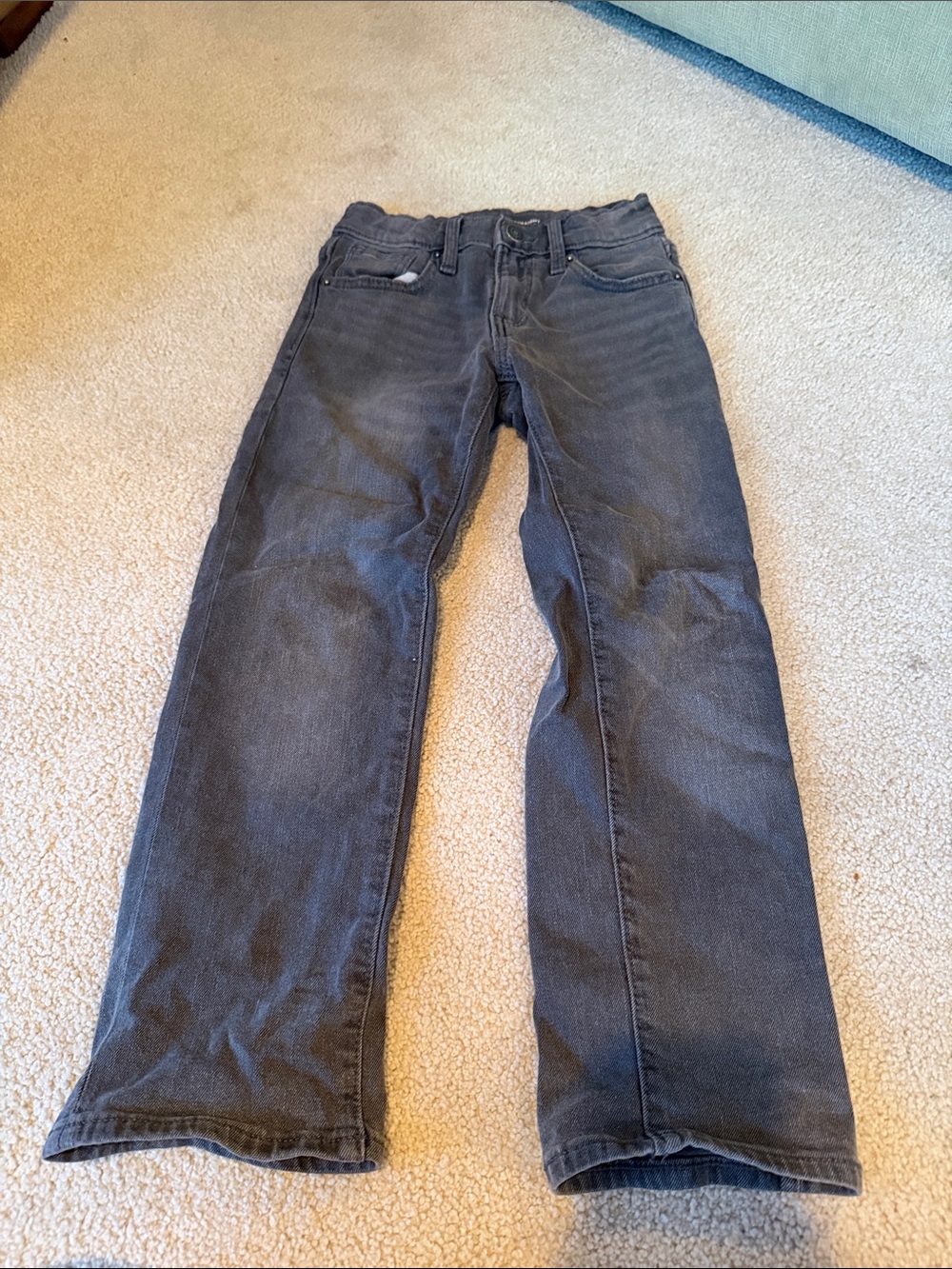 Old Navy Kids Dark Gray Straight-Leg Jeans